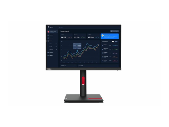 Monitor Lenovo ThinkVision T22i-30 22" FHD 1080p IPS 60Hz, 4ms, HDMI, VGA, DisplayPort