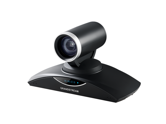 Cámara Web Videofono Grandstream 1080P FHD PTZ Zoom 12X con Soporte 3 Monitores