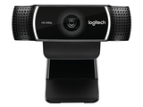 CAMARA WEB LOGITECH C922 HD PRO, RESOLUCION 1080P, USB 2.0, COMPATIBLE WIN7/WIN8/WIN10, MAC.