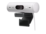 CAMARA WEB LOGITECH BRIO 500 COLOR BLANCO, FHD HASTA 1080P 30FPS, ZOOM 4X, RIGHTLIGHT 4, CONEXION USB-C, CAMPO VISUAL 90 GRADOS, PARA VIDEO CONFERENCIAS, STREAMING Y GRABACION.