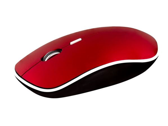 Mouse Argom Inalámbrico Nano USB 800/1200/1600 DPI Rojo