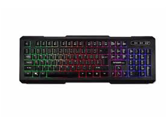 Teclado Argom Gaming Combat Backlight USB Negro