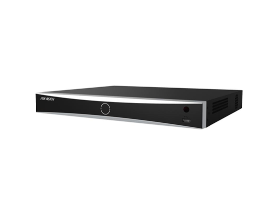 NVR Hikvision AcuSense 16 Canales 4K 8MP 1U, 3840x2160, 2 SATA hasta 10TB