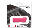 Memoria USB Kingston DataTraveler Exodia 64GB USB 3.2 Gen 1 Rosa Neón