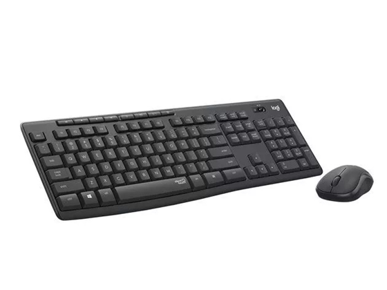 Teclado y Mouse Logitech MK295 Silencioso Wireless 2.4GHz, USB, Inglés, Negro