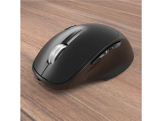 Mouse Klip Xtreme KMW-501BK Ergonómico DuoTrak, Bluetooth, 2.4GHz, 1600 DPI, 6 Botones Negro