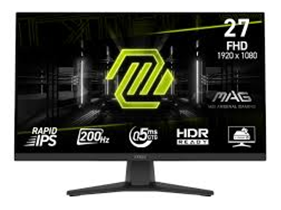 Monitor MSI MAG 272F 27" Gaming FHD 1080p Rapid IPS 200Hz, DisplayPort, HDMI, FreeSync