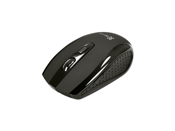 Mouse Inalámbrico Klip Xtreme Óptico 1600 DPI 5 Botones Ergonómico Negro