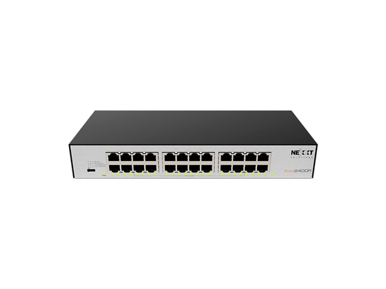 Switch Nexxt Axis 2400R 24 Puertos Gigabit No Administrable, Desktop/Rack Mount, 1U, Carcasa Metálica