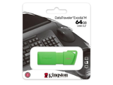 Memoria USB Kingston DataTraveler Exodia 64GB USB 3.2 Gen 1 Verde Neón