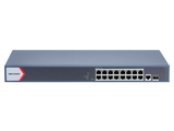 Switch Hikvision 16 Puertos Gigabit POE + 1 SFP, Capa 2, 300M, VLAN, QOS