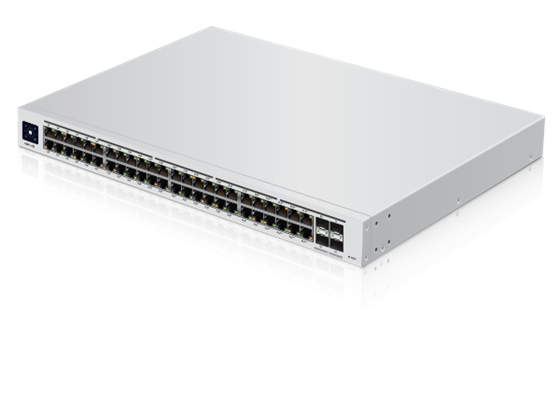 Switch Ubiquiti UniFi Pro 48 Puertos PoE Gigabit, 600W, Rack-Mountable 1U