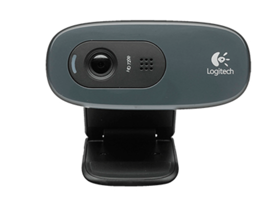 Cámara Web Logitech C270 HD 720P 3MP USB con Micrófono Integrado