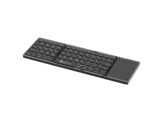 Teclado Plegable Klip Xtreme FlexSplit Wireless Bajo Perfil, Touchpad, USB-C + Bluetooth, Español