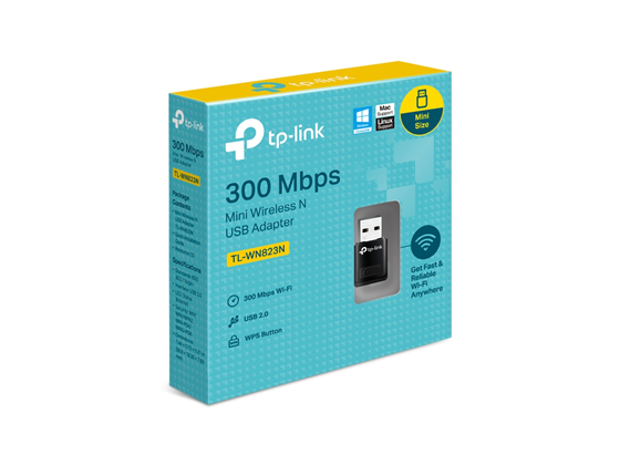 Adaptador de Red USB Wi-Fi TP-Link TL-WN823N 2.4GHz 300Mbps 802.11b/g/n
