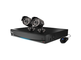 DVR Swann 4CH 960H CCTV Kit 2 Cámaras 720 TVL sin HDD