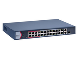 Switch Hikvision 24 Puertos POE+ 10/100 Mbps, Alcance 300m
