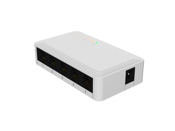 Switch Nexxt Essential 5 Puertos Gigabit, Escritorio, 110/220V