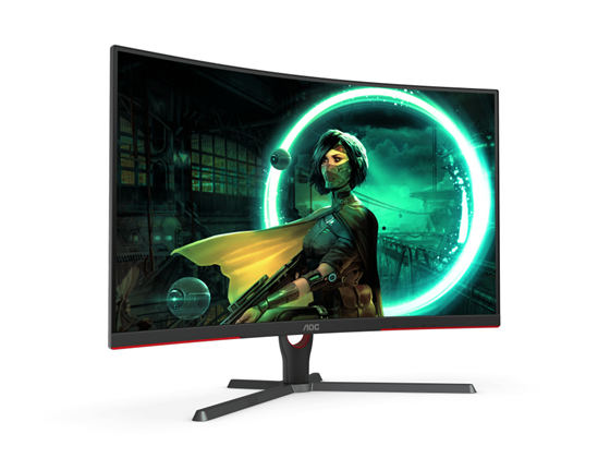 Monitor AOC C32G3E 32" Curved Gaming FHD 1080p VA 165Hz, 1000R, 4ms, HDR, FreeSync