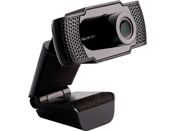 Cámara Web Slide 1080P USB 2.0 Rotación 360° con Trípode y Cancelación de Ruido (WB13BK)