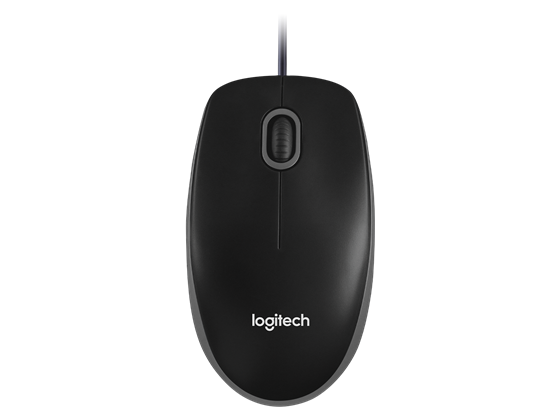 Mouse Logitech B100 Refurbished USB Inalámbrico y Alámbrico