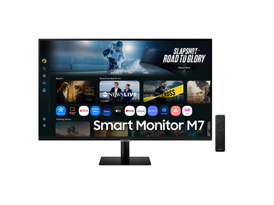 Monitor Samsung Smart M7 32" 4K 60Hz, 4ms, Vision AI, Gaming Hub