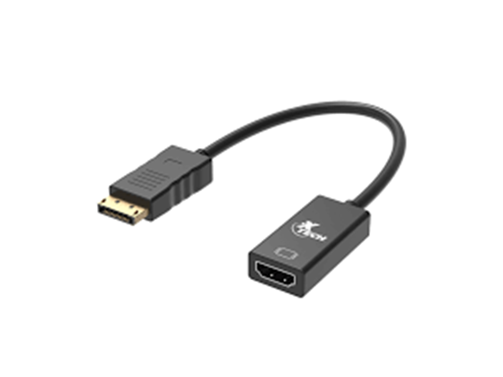 Adaptador Xtech DisplayPort Macho a HDMI Hembra Ajustable 4K x 2K