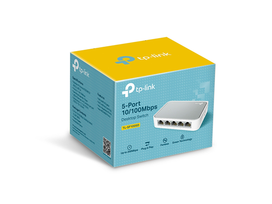 Switch TP-Link TL-SF1005D 5 Puertos 10/100Mbps No Administrable