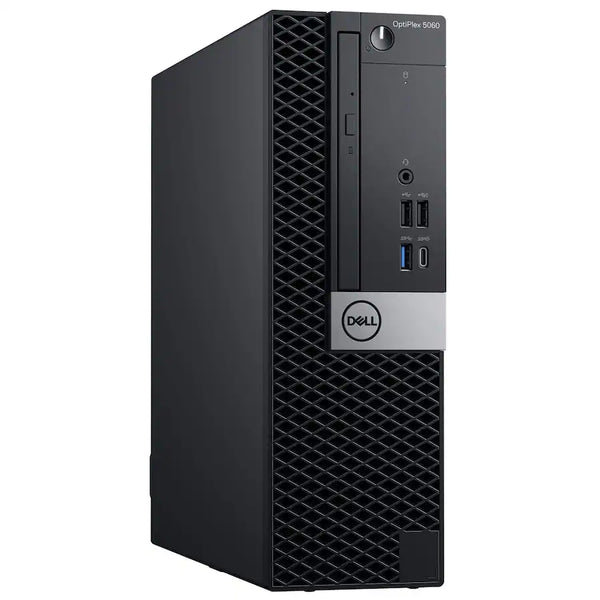 Computadora Dell OptiPlex 5060 SFF Refurbished, i5-8500, 16GB, 256GB SSD + Teclado & Mouse – Win 11 Pro, Grade A