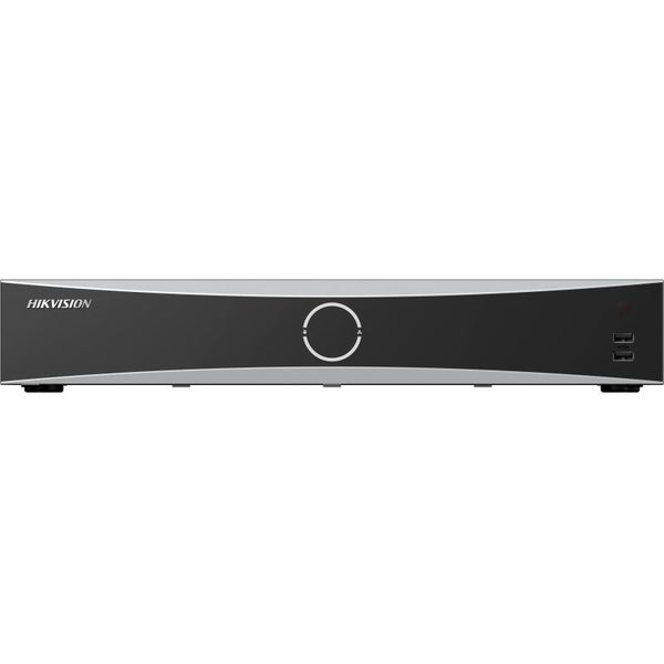 NVR Hikvision AcuSense 32 Canales IP 4K, 16 PoE + 16 Red, 4 Bahías HDD, 16TB
