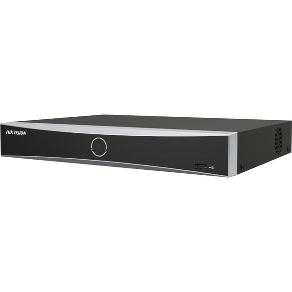NVR Hikvision AcuSense 8 Canales 4K 8MP 8 PoE 1U, 3840×2160, 1 SATA hasta 10TB