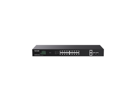 Switch Tenda TEG1120P 16 Puertos Gigabit POE 2x SFP 250W
