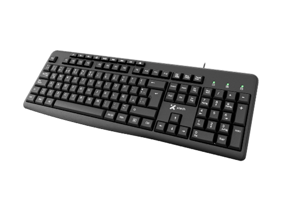 Teclado Xtech Multimedia USB Negro Español XTK-140S