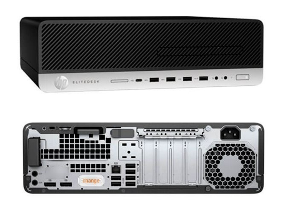 Computadora HP EliteDesk 800 G3 SFF Refurbished, i7-7700, 16GB DDR4, 256GB SSD + Teclado & Mouse – Win 10 Pro