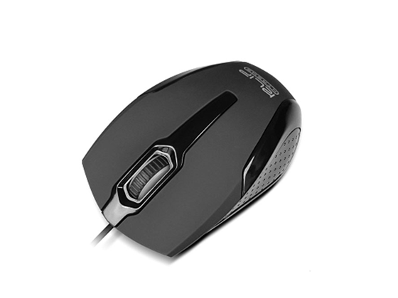 Mouse USB Klip Xtreme Óptico Slim Negro con Gris