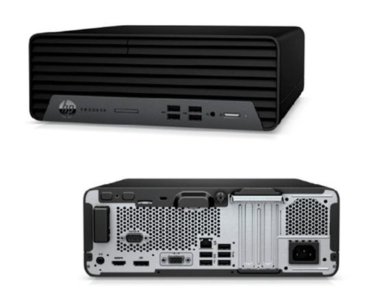 Computadora HP ProDesk 400 G7 SFF Refurbished, Pentium Gold G6500, 8GB DDR4, 256GB SSD + Teclado & Mouse – Win 11 Pro