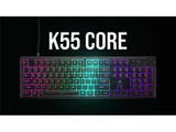 Teclado Corsair K55 Core RGB Gaming Mecánico 111 Teclas USB Español