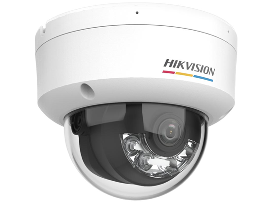 Cámara de Vigilancia IP Hikvision ColorVu DS-2CD1147G2H-LIU Domo 4MP, Smart Hybrid Light, IP67, Micrófono