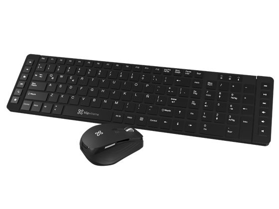 Teclado y Mouse Klip Xtreme Revolution Inalámbrico, Bajo Perfil, 6 Teclas Rápidas, Óptico