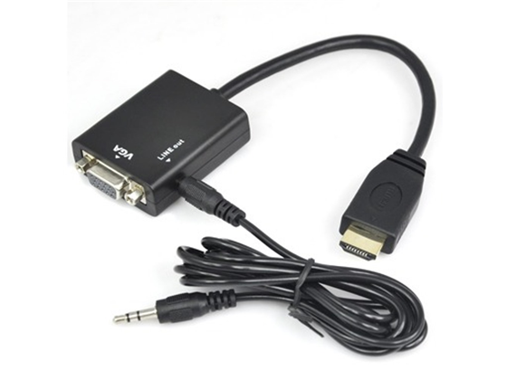 Adaptador HDMI a VGA con Auxiliar Agiler AGI-1890