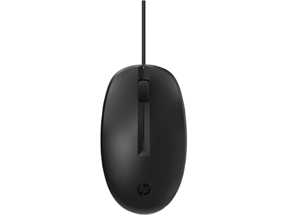 Mouse con cable HP 125 USB Negro