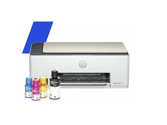 Impresora HP Smart Tank 523 Multifuncional Color, Tinta Continua, 12ppm, 12,000 Páginas Negro